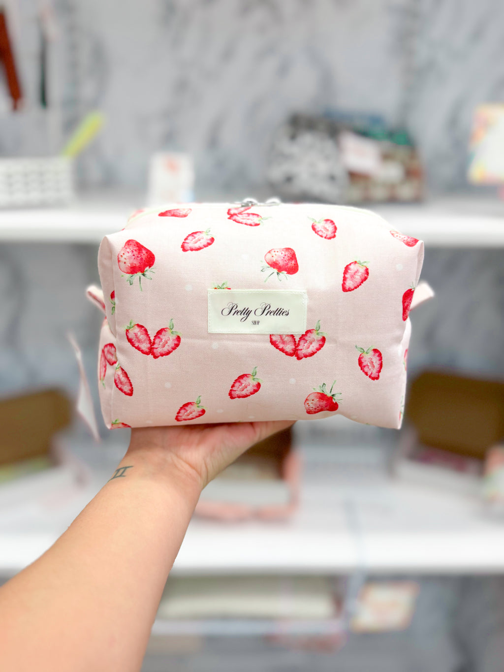 Strawberry Dream Cosmetic Bag
