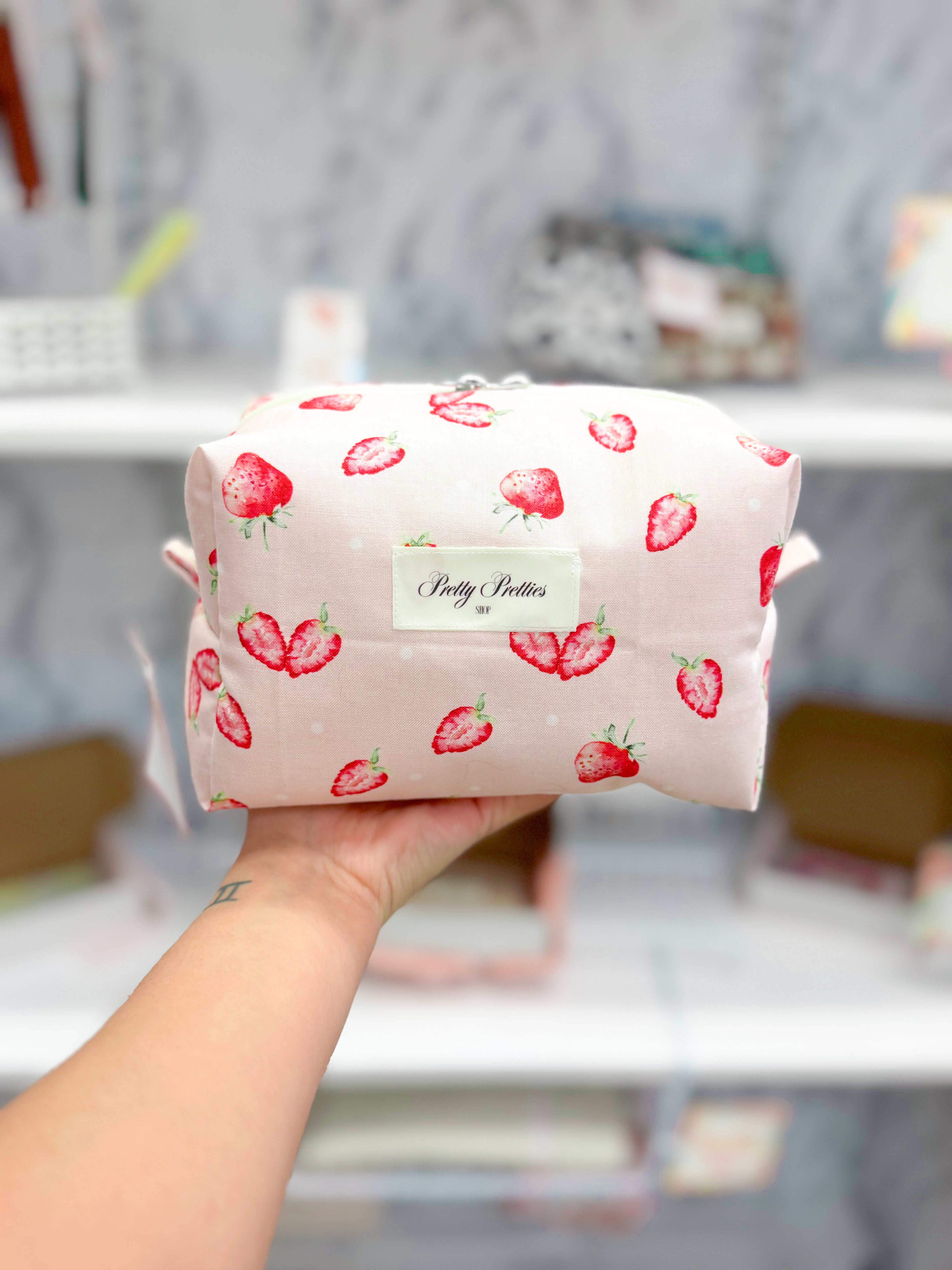 Strawberry Dream Cosmetic Bag